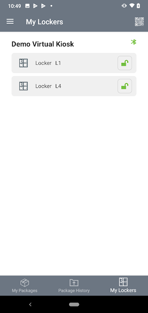 TZ SmartWork Locker App Screenshot 3