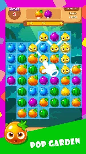 Pop Garden Mania - Line Match 3 Screenshot 0