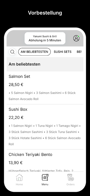 Yakumi Sushi & Grill Screenshot 1