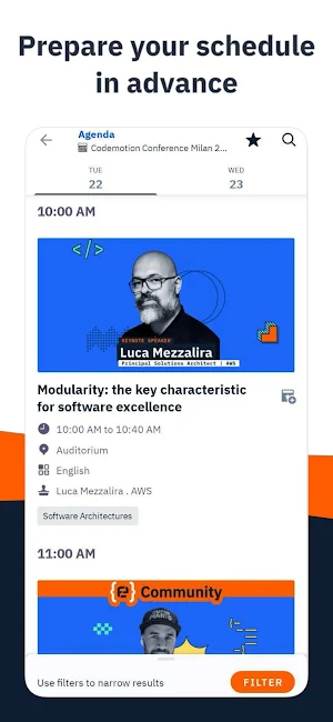 Codemotion Conference Screenshot 2