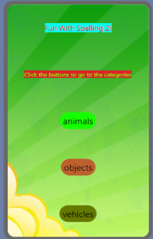 fun with spelling app Screenshot 2