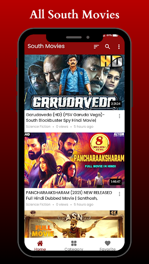 South Movies App Hindi Dubbed Screenshot 0