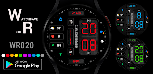 WR 020 Digital Watch Face Screenshot 0