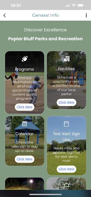 Poplar Bluff Parks and Rec Screenshot 3