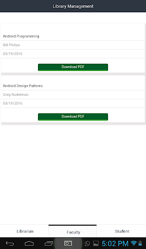 Library Management Screenshot 3
