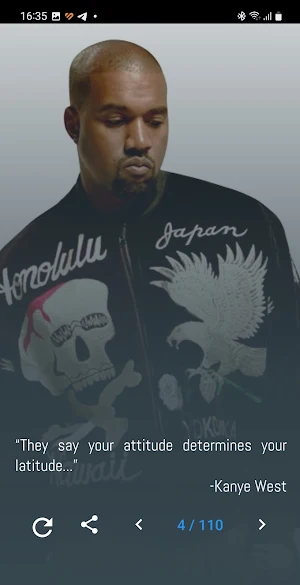 Kanye West Quotes and Lyrics Screenshot 2