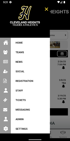 Cleveland Heights Athletics Screenshot 2