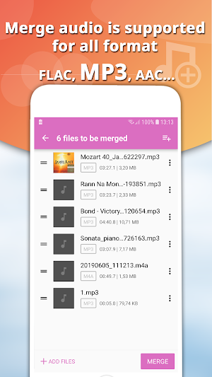 Video to MP3 Converter - Audio Cutter & Merger Screenshot 3