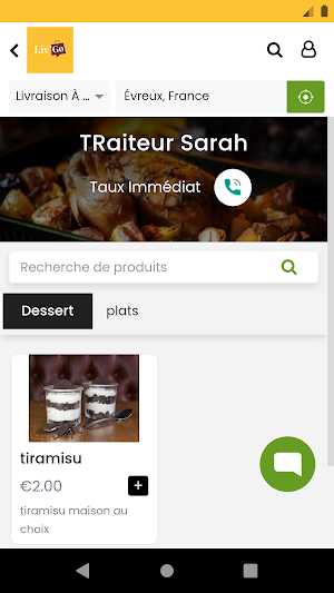 Liv'Go food Screenshot 1