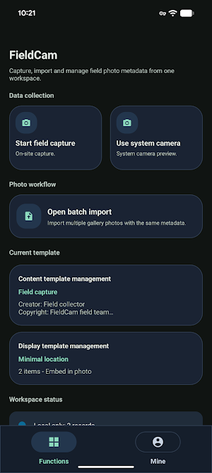 GeoLens: Photo Workflow Screenshot 1