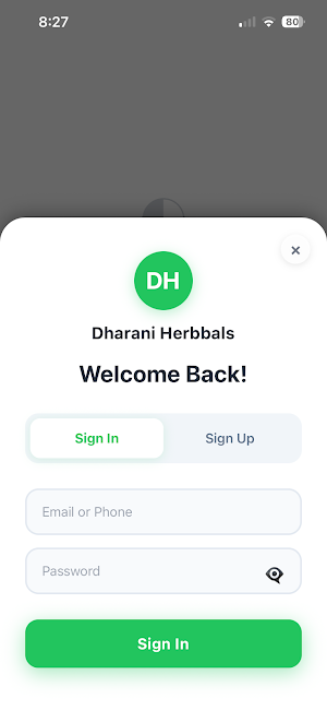 Dharani Herbbals Screenshot 2