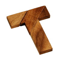 T wood puzzel