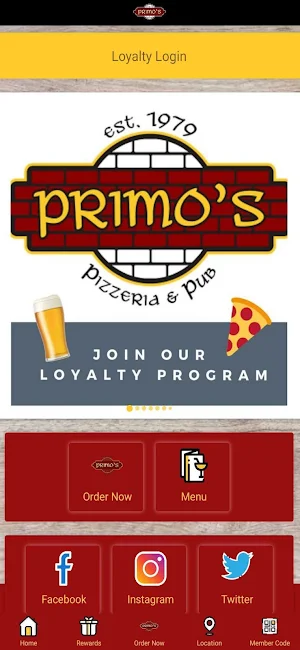 Primo’s Pizzeria & Pub Screenshot 1