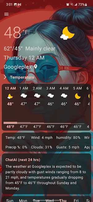 WeatherAI Screenshot 1