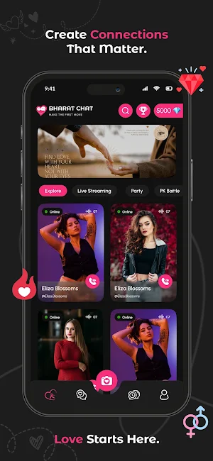 Bharath Chat - Live,Video,Chat Screenshot 1