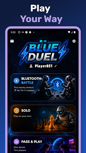 Blue Duel: Bluetooth Games Screenshot 2