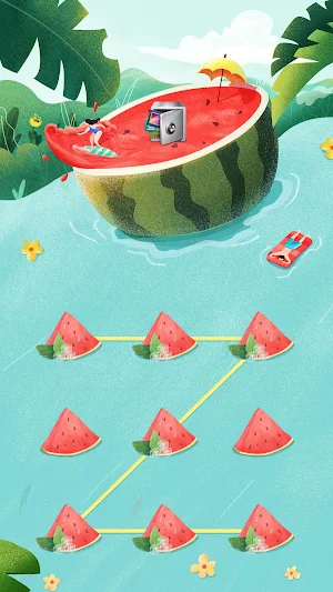 AppLock Theme Watermelon Screenshot 0