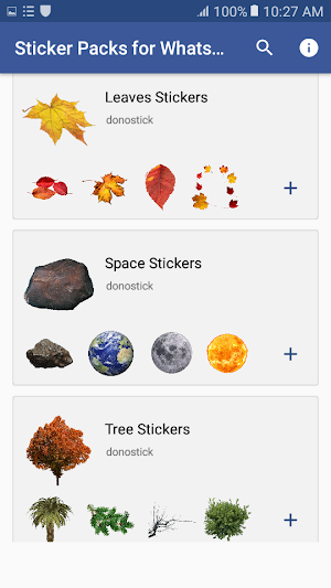 Nature Stickers for WhatsApp - WAStickerApps Pack Screenshot 2