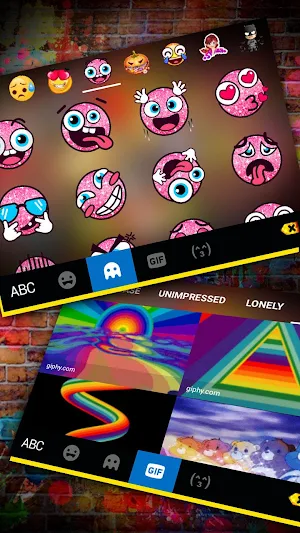 Punk Dj Graffiti Keyboard Theme Screenshot 3