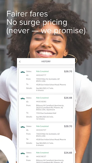 HUM Rideshare Screenshot 2