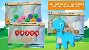 Dino 1st Grade Learning Games Screenshot 1