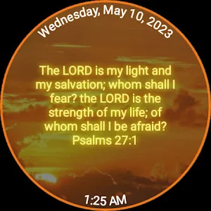My Strength Bible Watch Face Screenshot 0