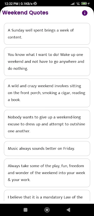 Weekend Quotes and Sayings Screenshot 0
