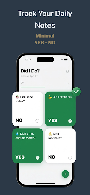 TicNote: Simple Habit Tracker Screenshot 0