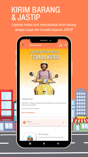Tobaba - Ojek & Food Delivery Screenshot 2
