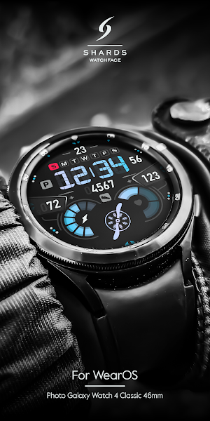 SH007 Watch Face, WearOS watch Screenshot 3