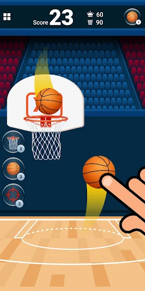 Basket Ball Game Dunk Shoot Screenshot 2