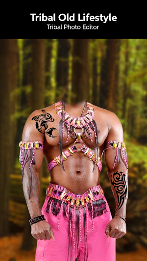 Tribal photo suit Screenshot 1