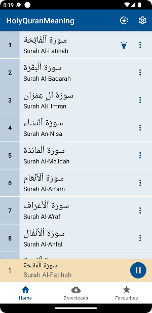 Holy Quran Meaning Screenshot 0