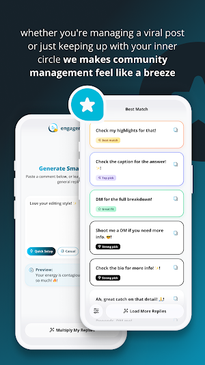 engagereply AI: Smart Replies Screenshot 3