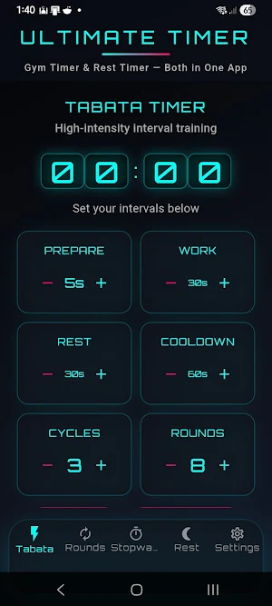 Ultimate Timer: Gym Timer Screenshot 0