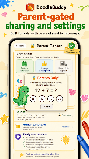 DoodleBuddy: Kids Drawing App Screenshot 1