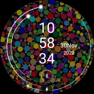 Bubble Pantone Color WatchFace Screenshot 1
