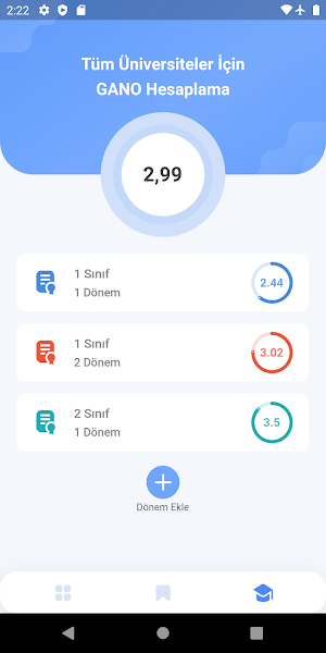 Üniversite Ortalama Hesaplama Screenshot 3