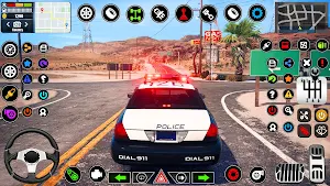 Police Car Chase-Police Games Screenshot 0