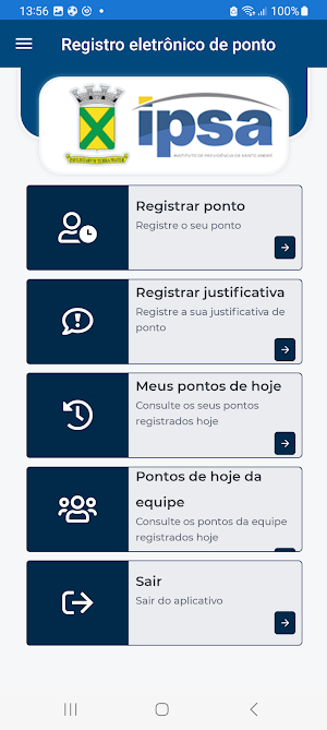 Ponto eletrônico IPSA Screenshot 2