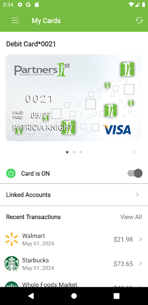 Partners 1st Card Center Screenshot 0