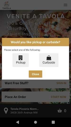 Tavola Pizzeria Screenshot 2