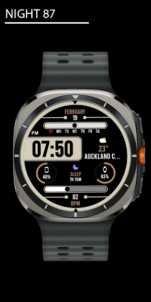 Night 87 - watch face Screenshot 0