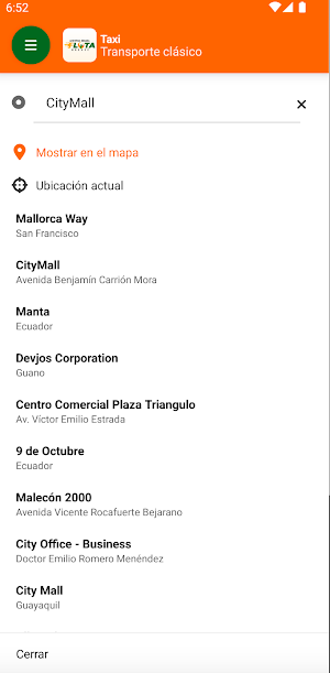 Flota Orense - Usuario Screenshot 2