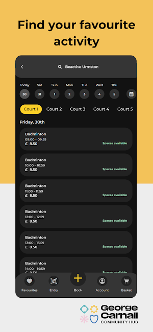 BeActive Urmston GoMobile Screenshot 2