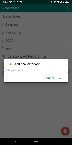 VoiceNotes - location & time Screenshot 3