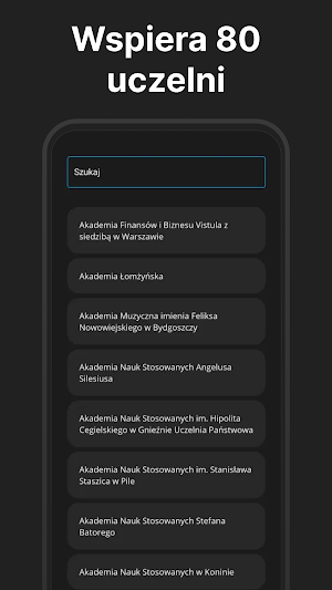 Studencki USOS Screenshot 1