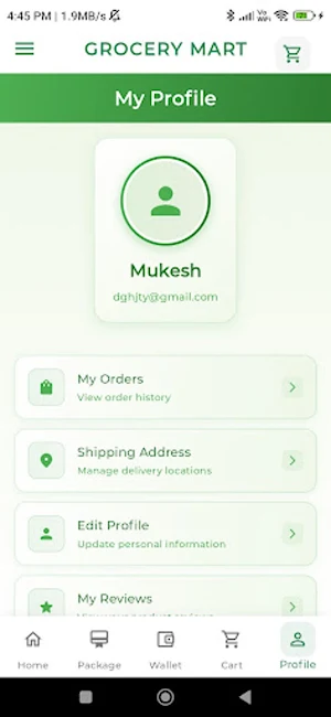Grocery App Screenshot 3
