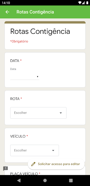 Check List Cootrub Screenshot 1
