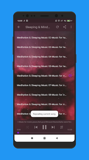 Sleeping Clam & Meditation MP3 Screenshot 2